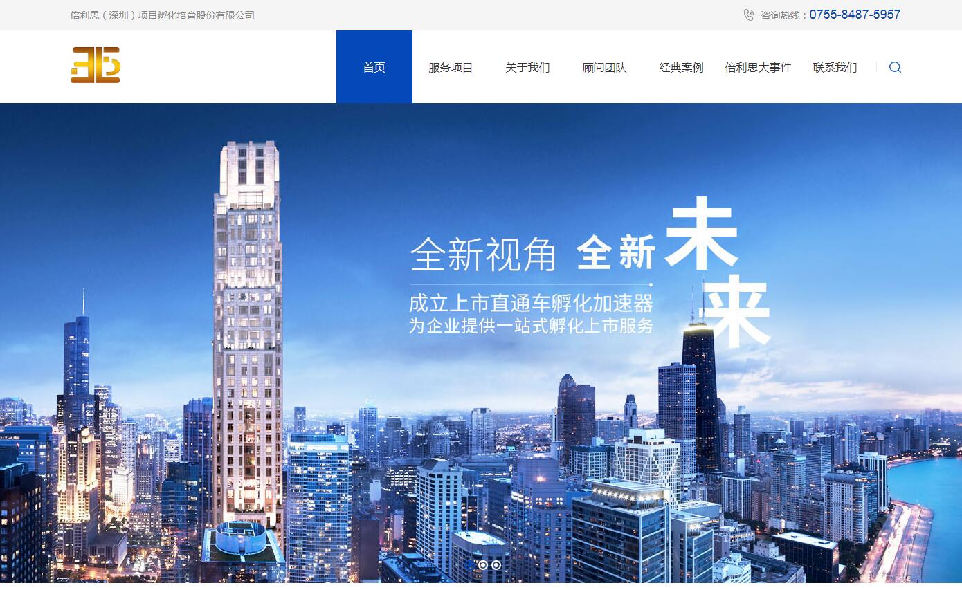 项目孵化品牌网站建设公司